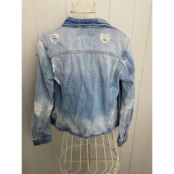 Silver Jeans Co. Women's‎ Sinclair Vintage Style Denim Jacket - Picture 6 of 6
